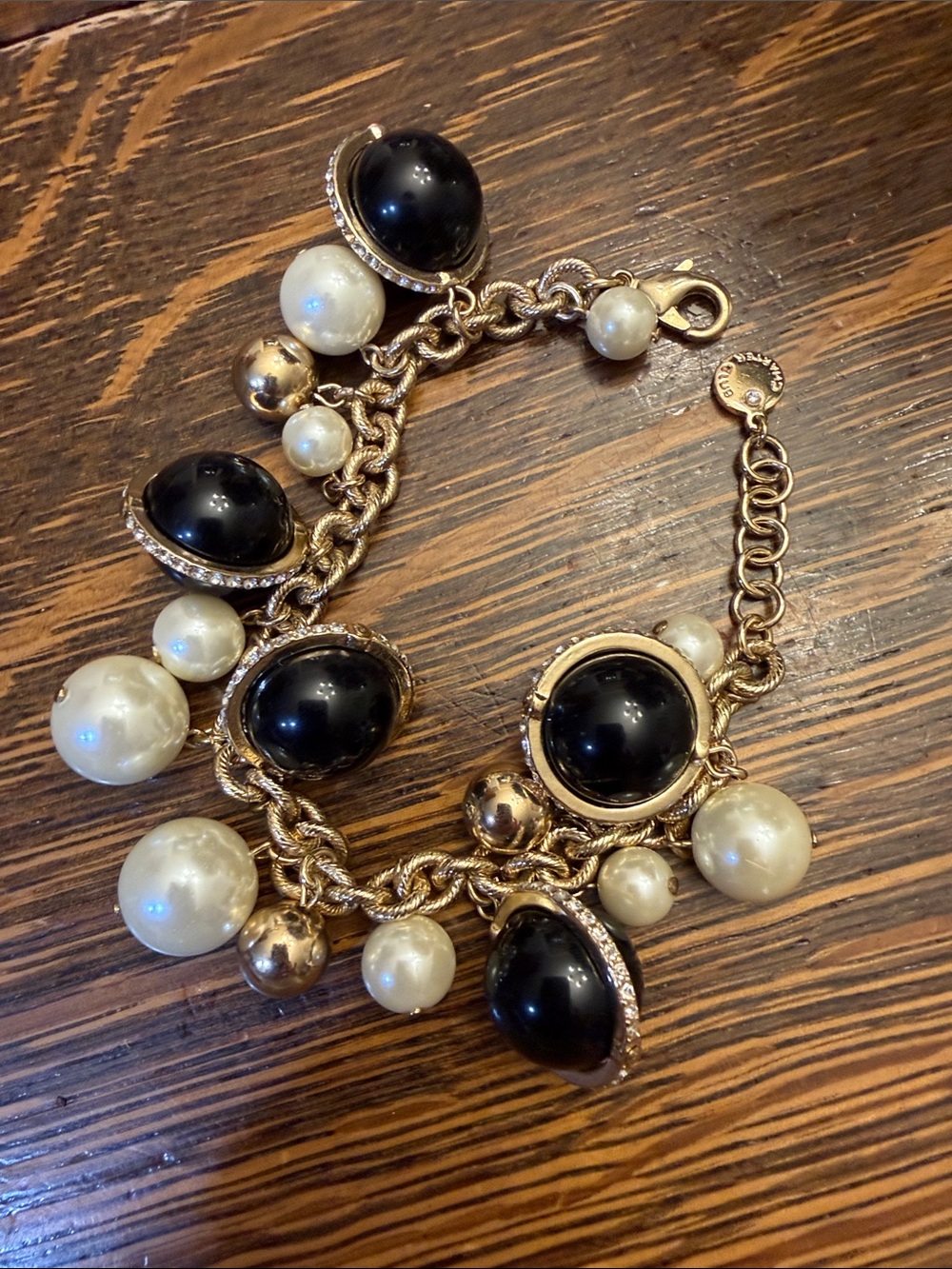 Charter Club Gold-Tone charm bracelet